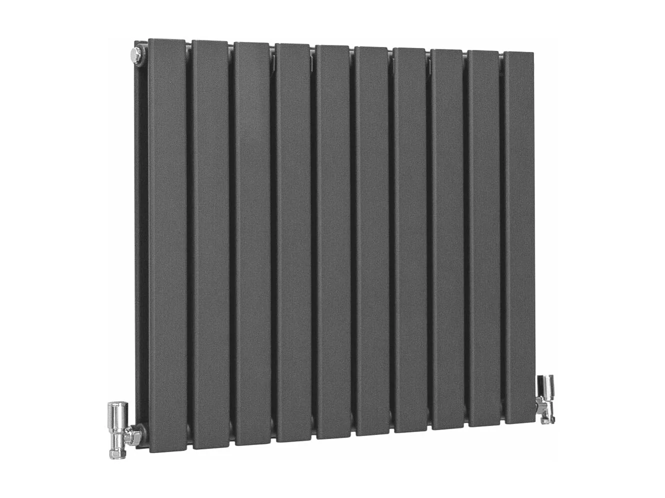 Radiadores Panel Plano Diseñador 600x700mm Calefacción Central- Gris Antracita