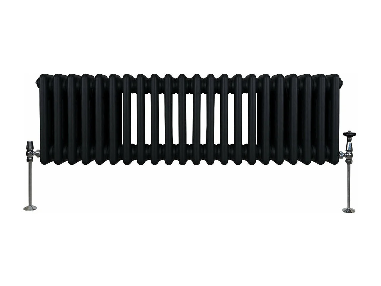 Radiatore Termosifone a 3 colonne - 300 x 1012mm - Nero