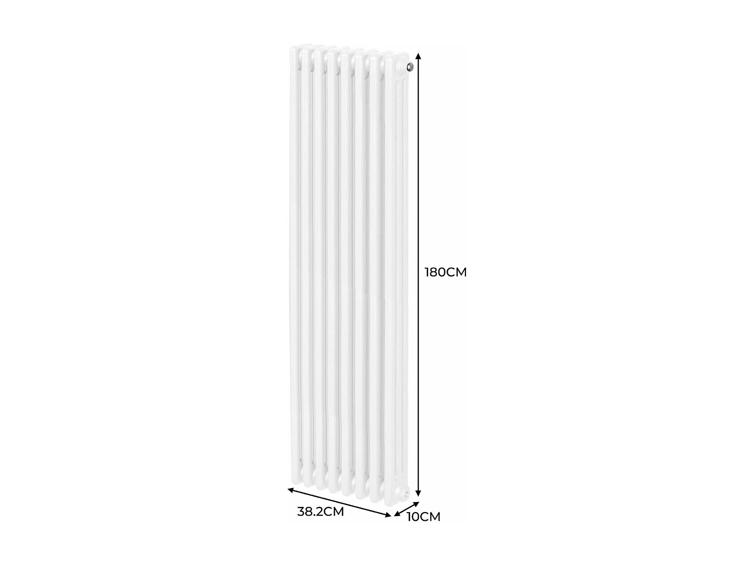 Radiador Tradicional 3 columnas Vertical Blancoo 180 x  38.2 cm