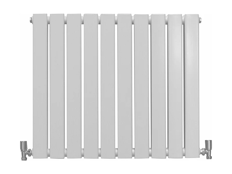 Radiadores de tela plana de design 600x700mm Branco brilhante