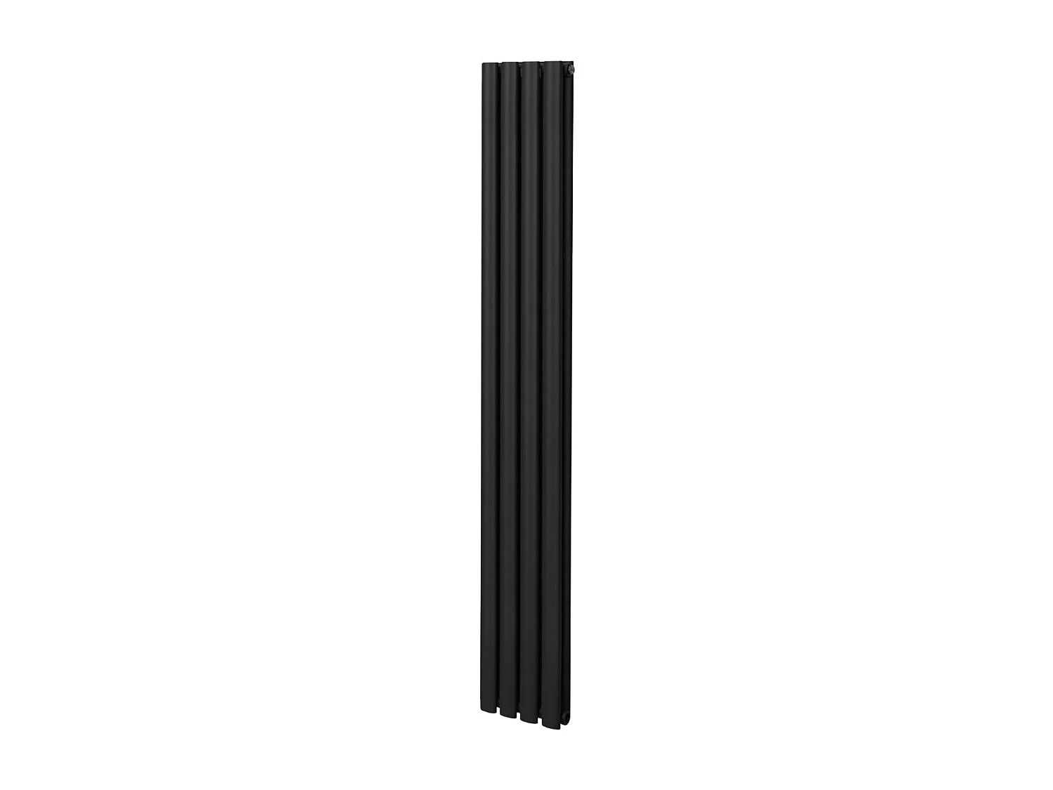 Radiateur à Colonne Ovale - 1800mm x 240mm – Noir