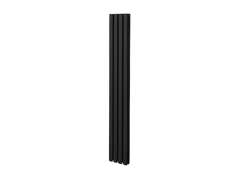 Radiateur à Colonne Ovale - 1800mm x 240mm – Noir