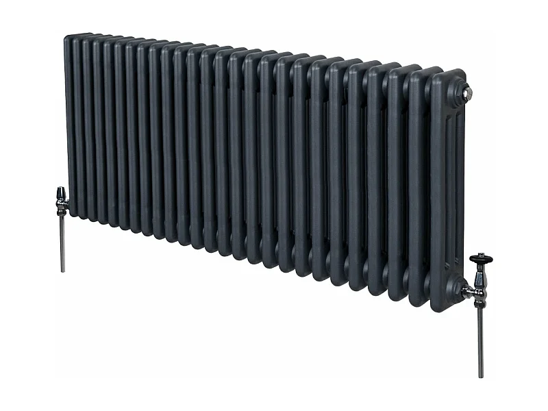 Radiador Tradicional 3 Columnas Horizontal Gris Antracita 60x119.2cm