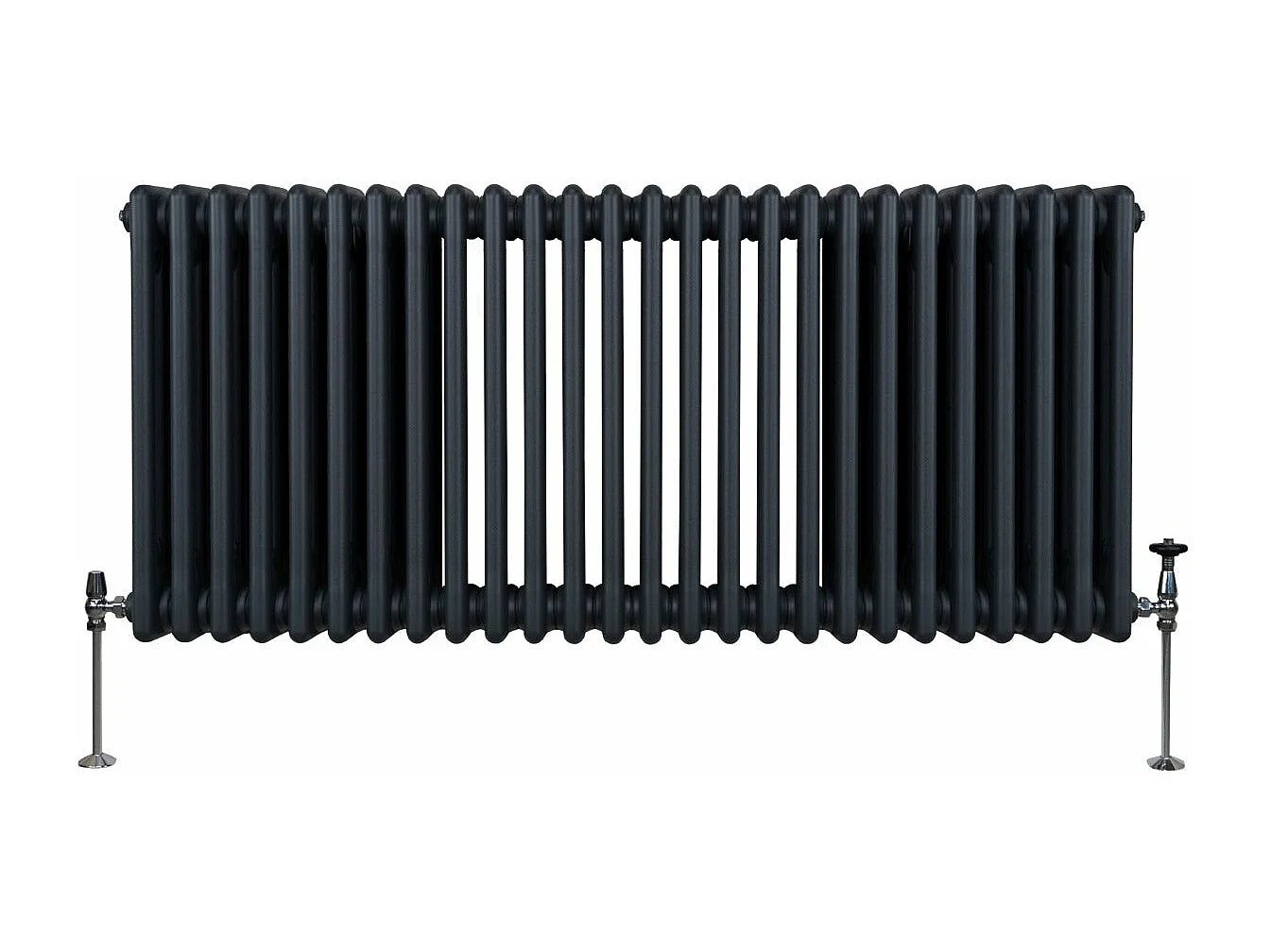 Radiador Tradicional 3 Columnas Horizontal Gris Antracita 60x119.2cm