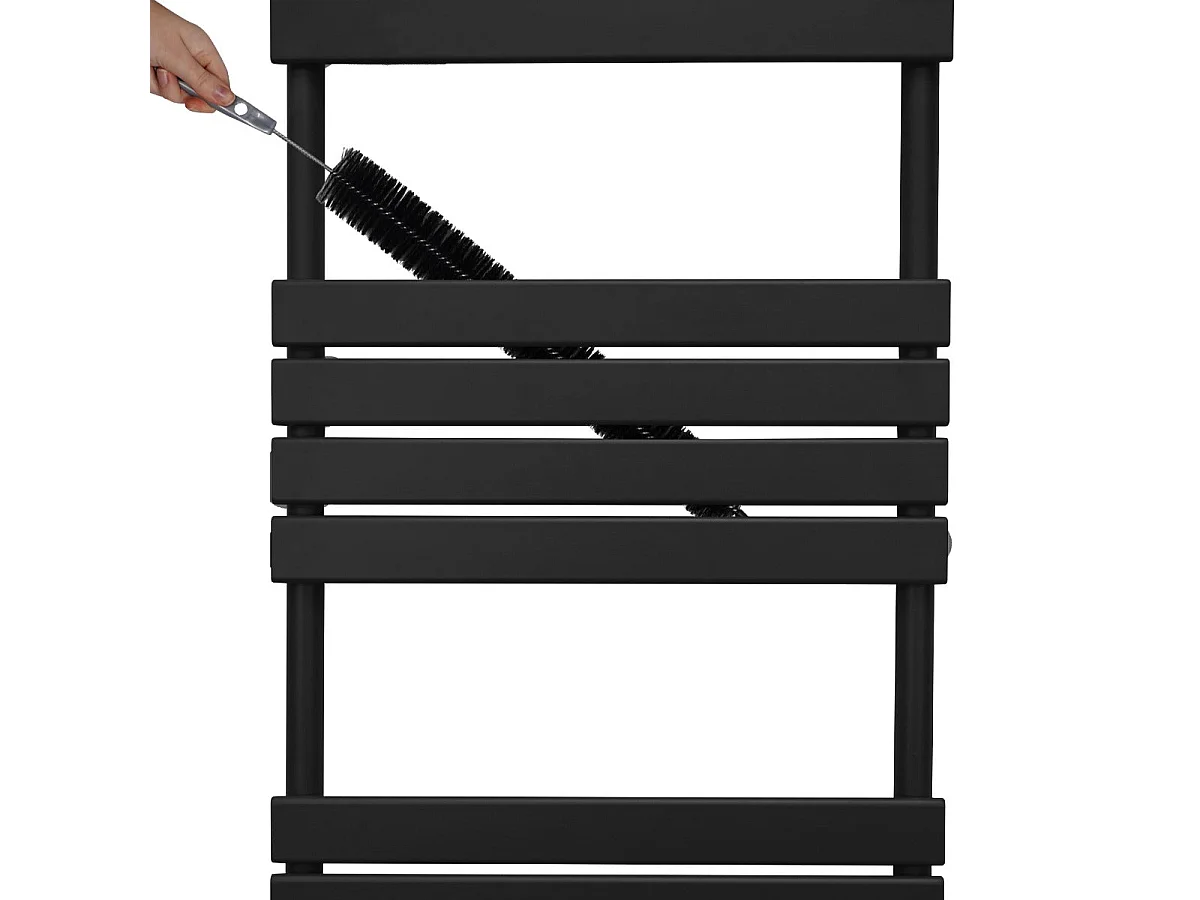 Grzejnik łazienkowy panelowy – 1200 mm x 500 mm – czarny