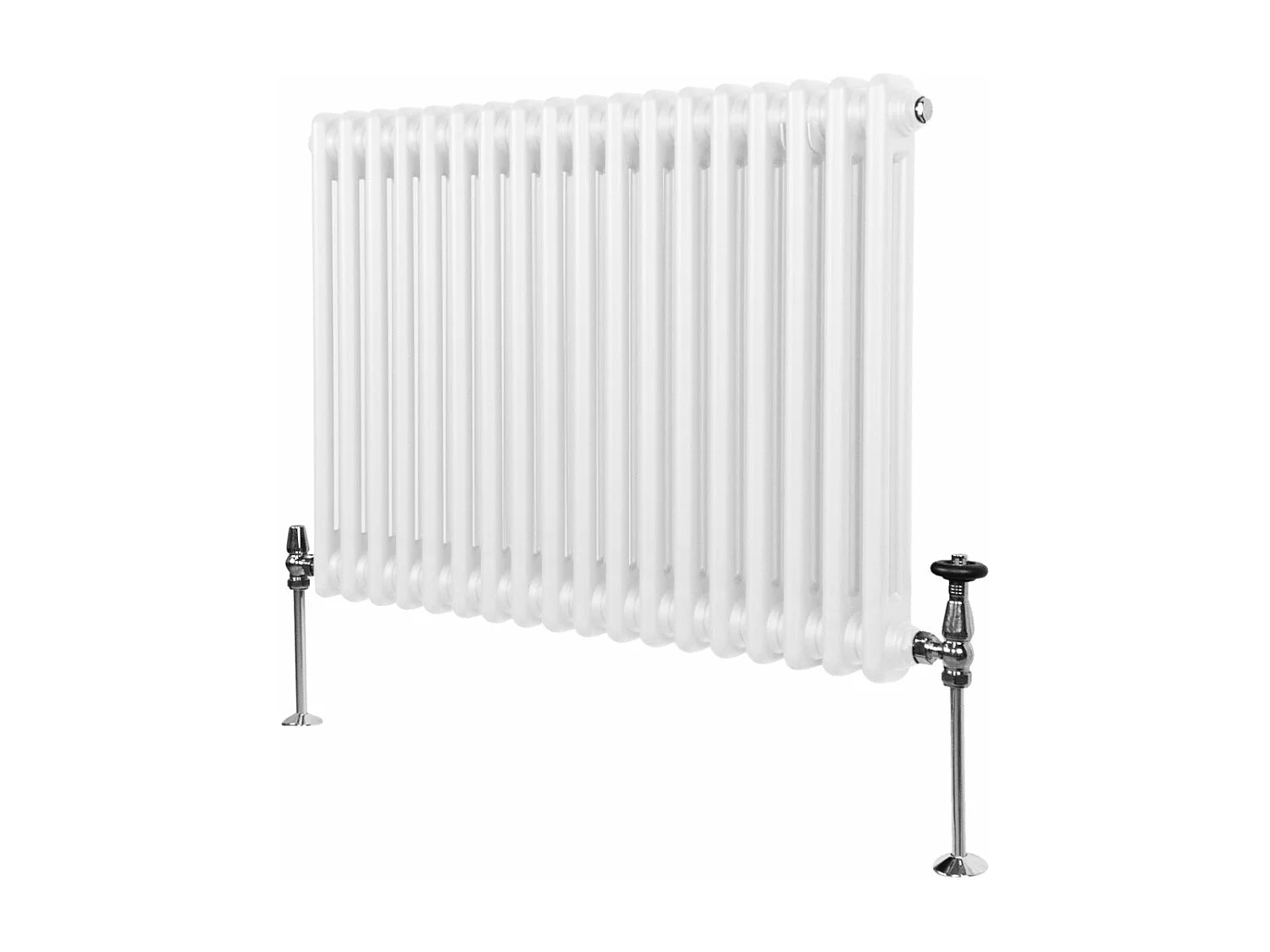 Radiador Tradicional 2 Columnas Calefacción Central Horizontal Blancoo 600x832cm