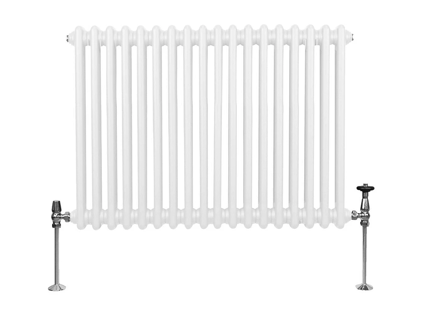 Radiador Tradicional 2 Columnas Calefacción Central Horizontal Blancoo 600x832cm