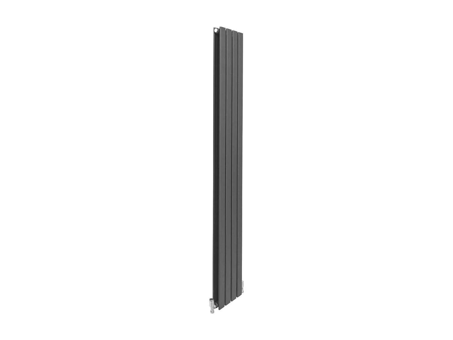 Grzejniki panelowe designerskie w kolorze antracytowym 1800 mm x 280 mm