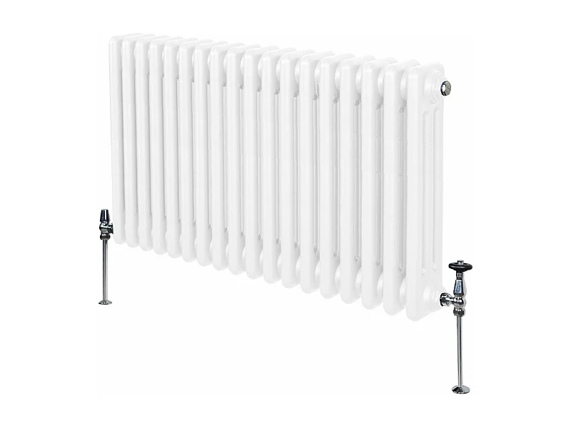Tradycyjny grzejnik 3-kolumnowy - 600 x 832 mm - biały