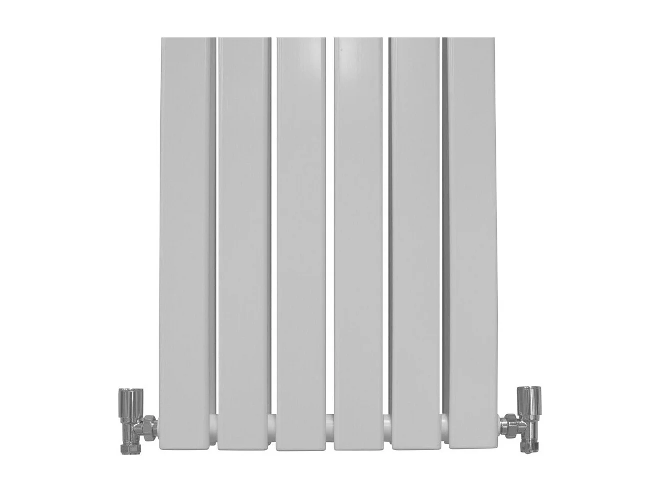 Radiateur Plat Blanc Brillant 160 cm x 42 cm
