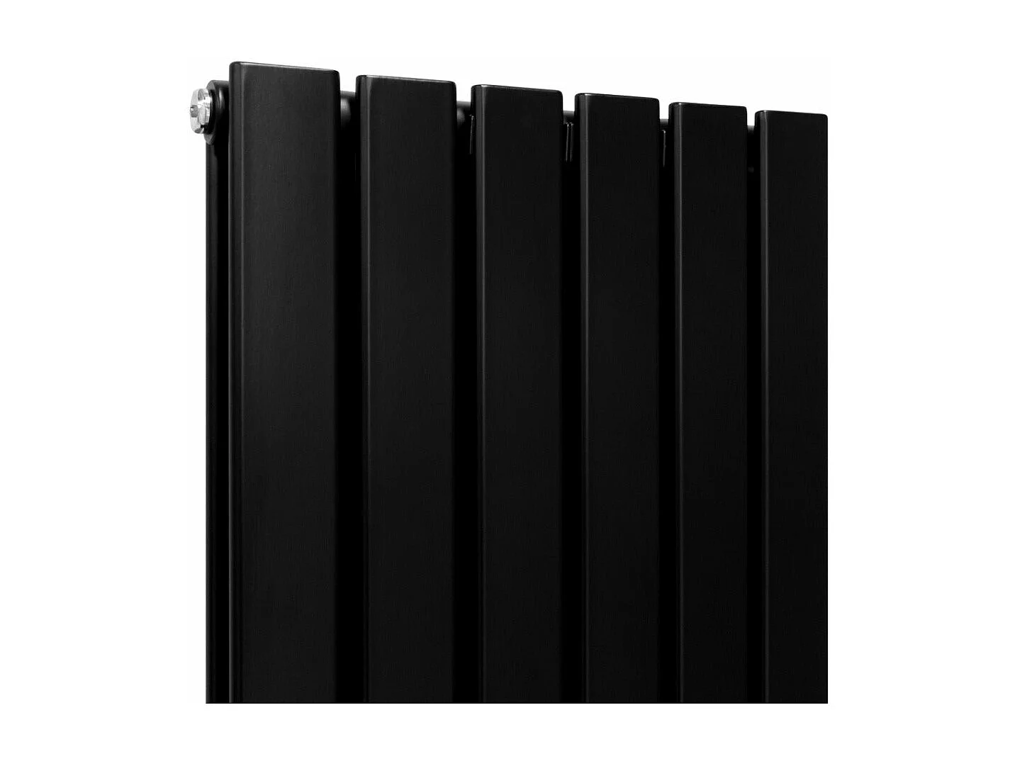 Radiadores de tela plana de design 1800x420mm preto fosco