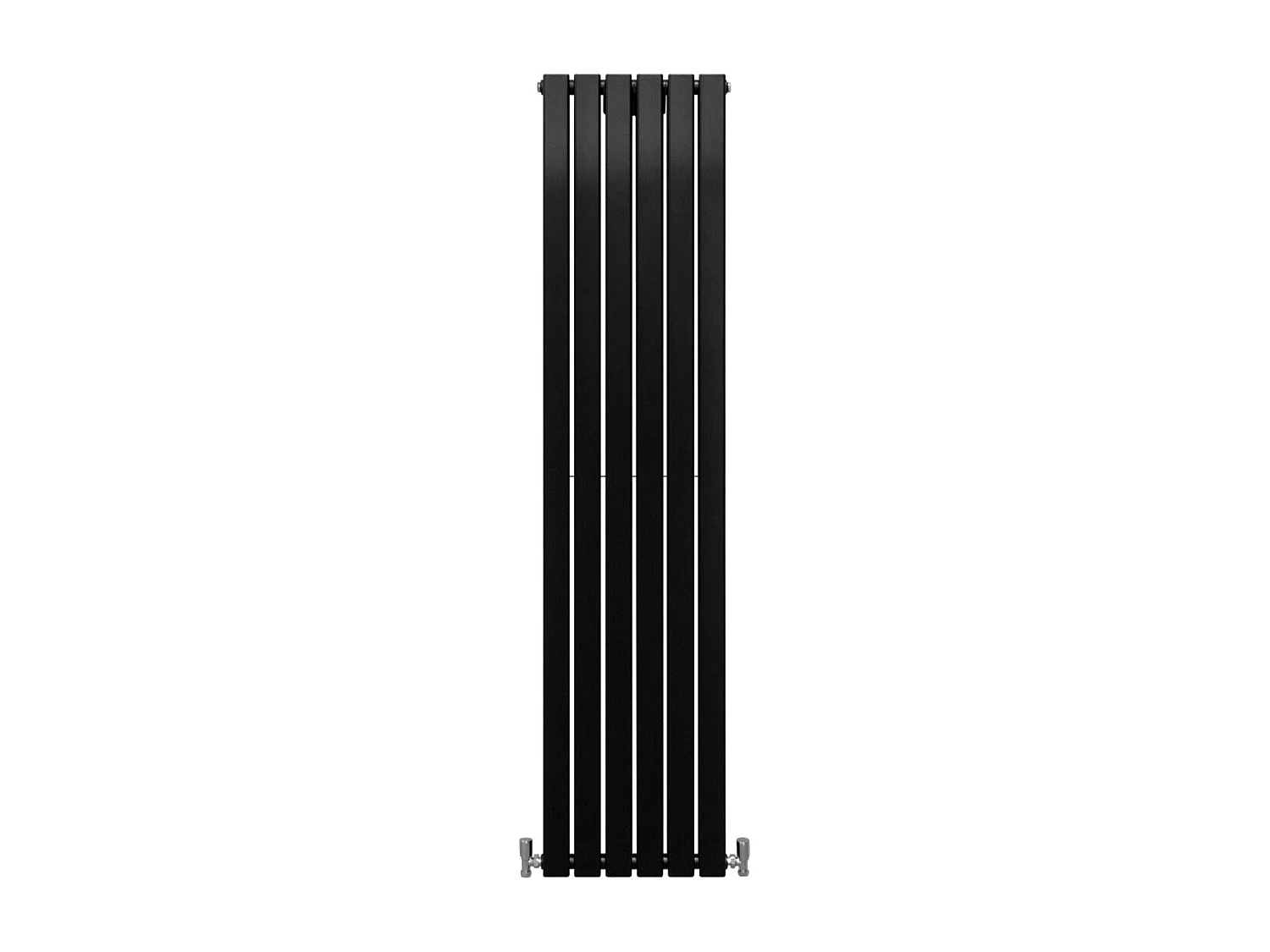 Designer Flat Panel Radiators Matt Black 1800mm x 420mm