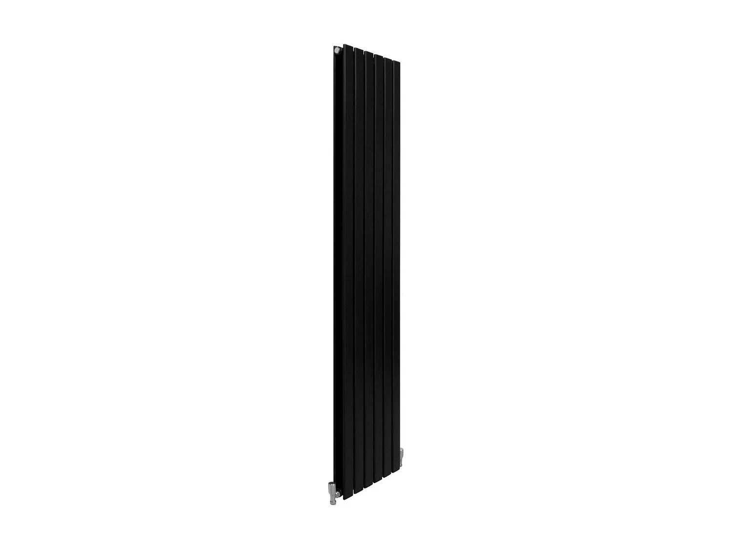 Designer Flat Panel Radiators Matt Black 1800mm x 420mm