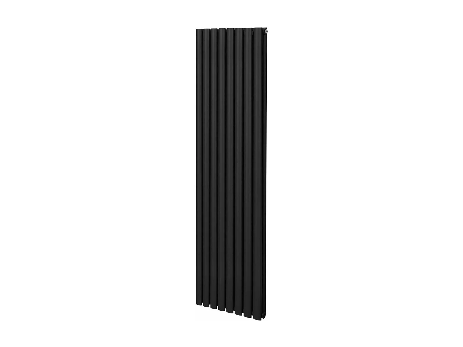 Radiateur à Colonne Ovale - 1800mm x 480mm – Noir