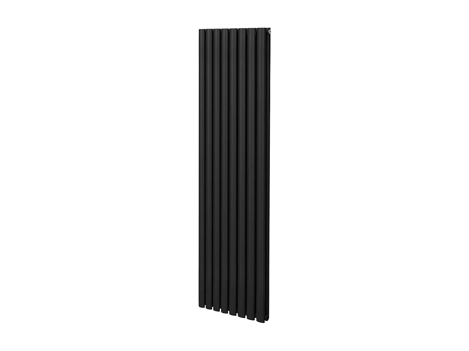 Radiateur à Colonne Ovale - 1800mm x 480mm – Noir