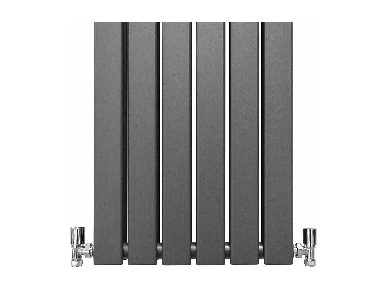 Radiadores Panel Plano Diseñador 1600x420mm Calefacción Central- Gris Antracita