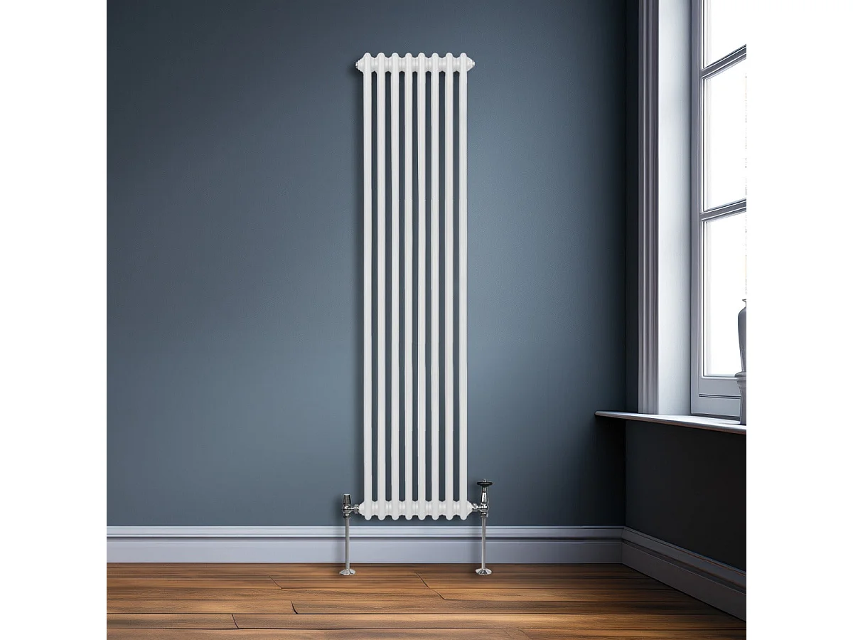 Radiateur Traditionnel à Double Colonne – 1800 x 382 mm – Blanc