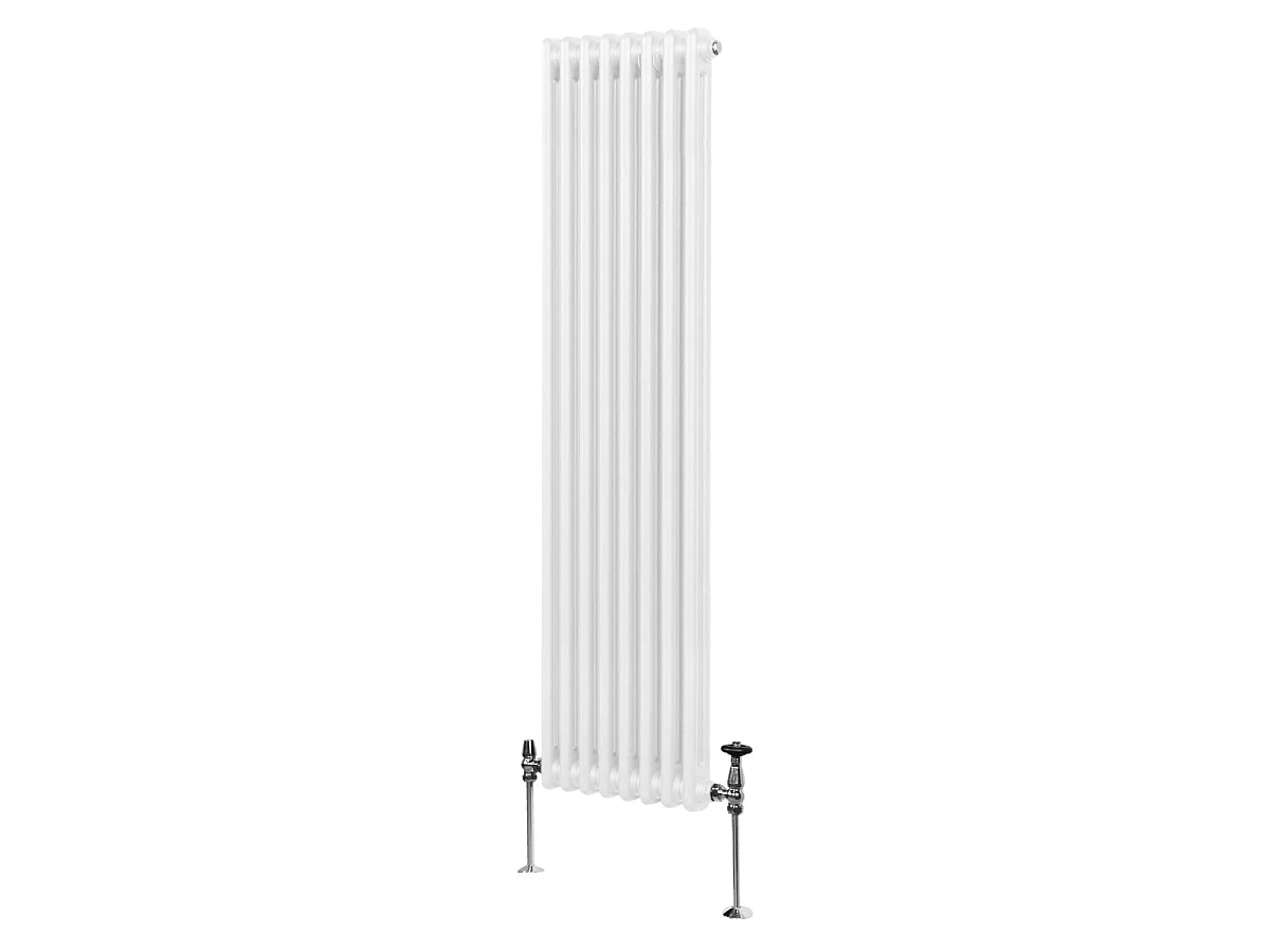 Tradiční 2sloupový radiátor - 1800 x 382 mm - bílý