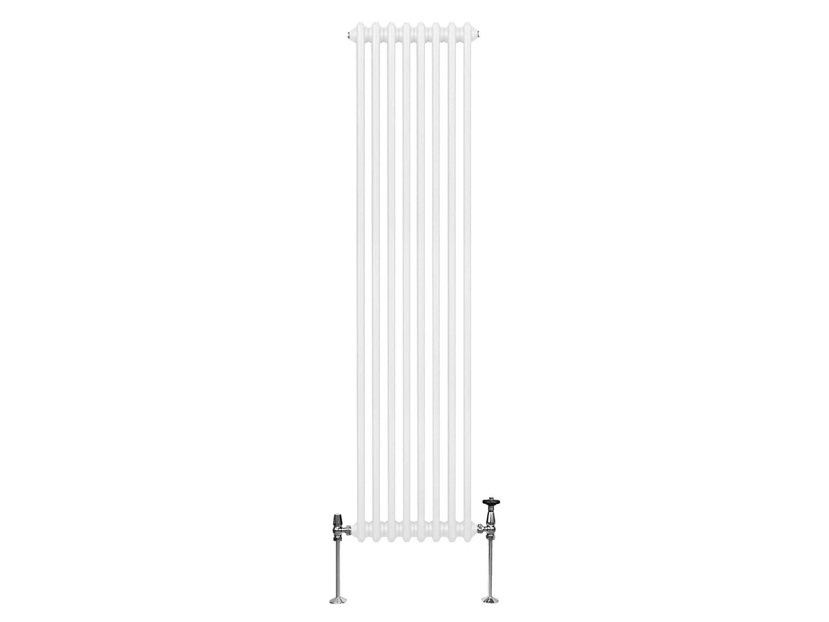 Tradiční 2sloupový radiátor - 1800 x 382 mm - bílý