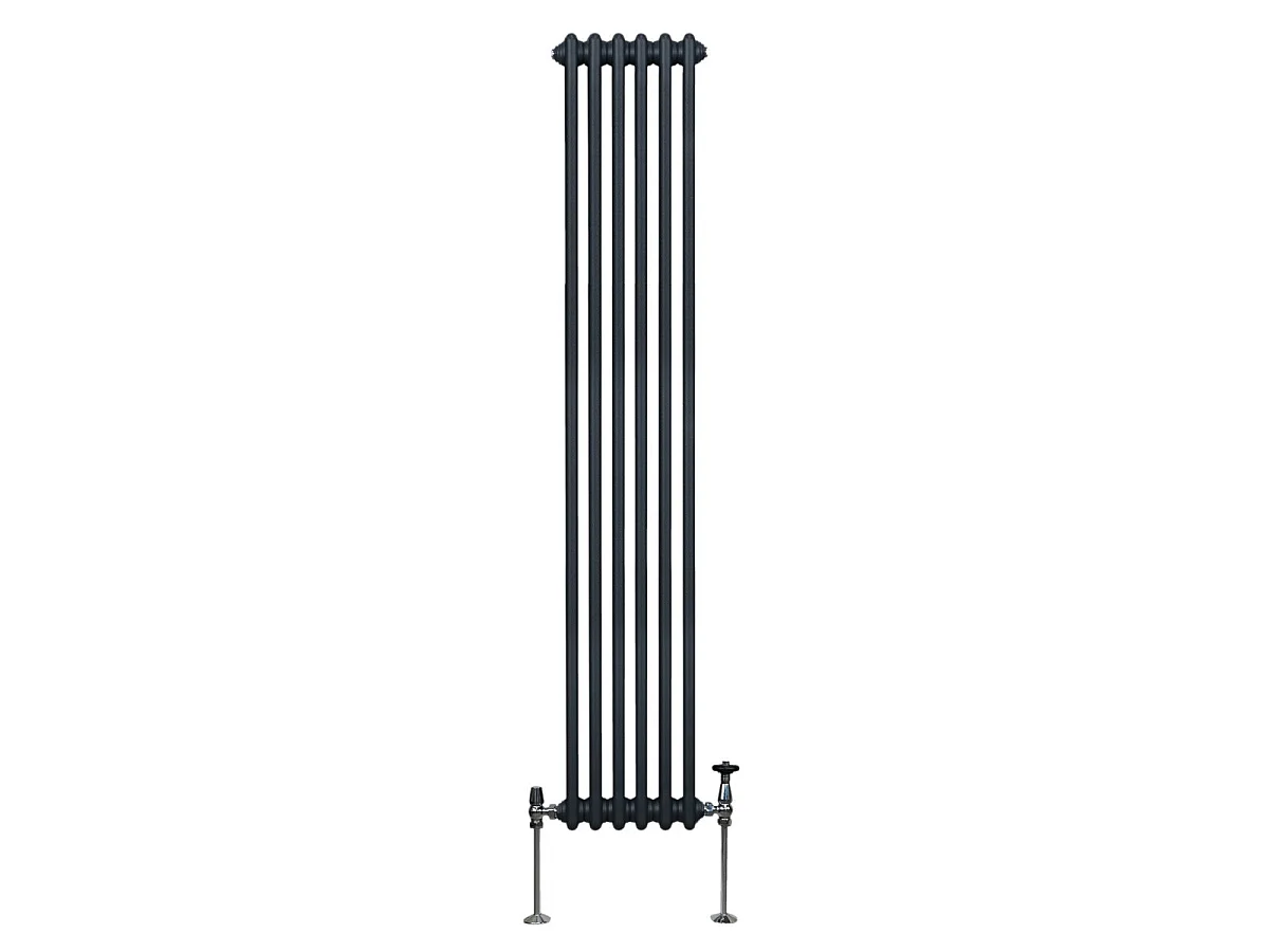 Traditional 3 Column Radiator - 1800 x 292mm - Anthracite Grey