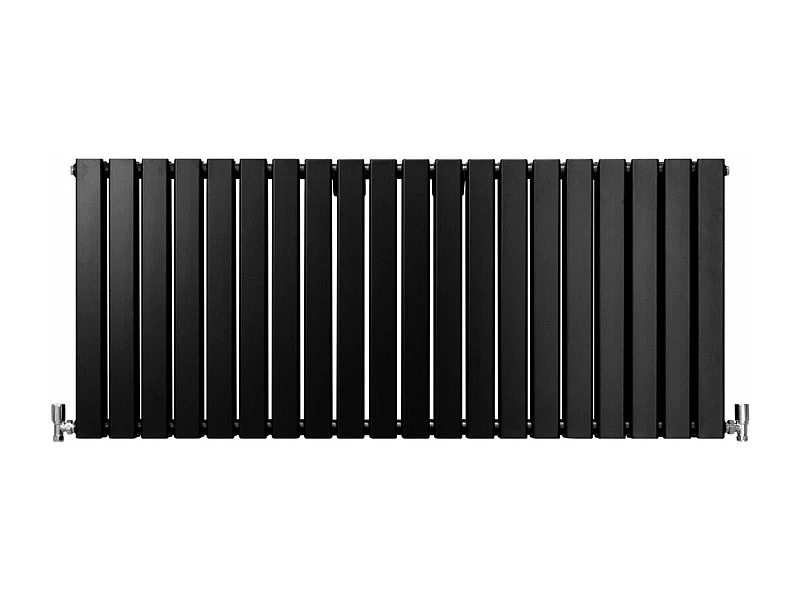 Radiadores de tela plana de design 600x1400mm preto fosco