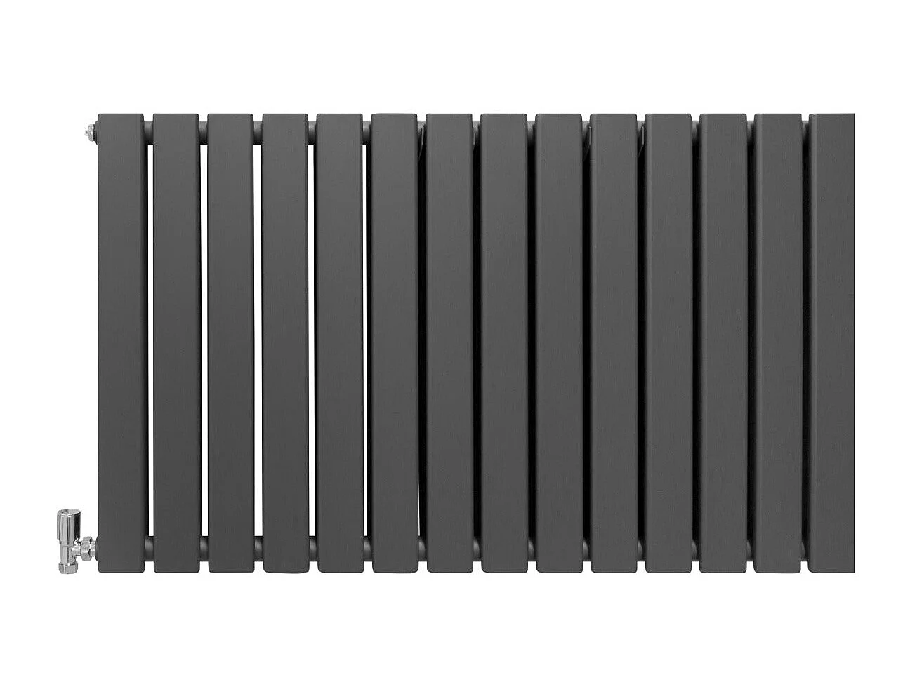 Radiadores Panel Plano Diseñador 600x1400mm Calefacción Central- Gris Antracita
