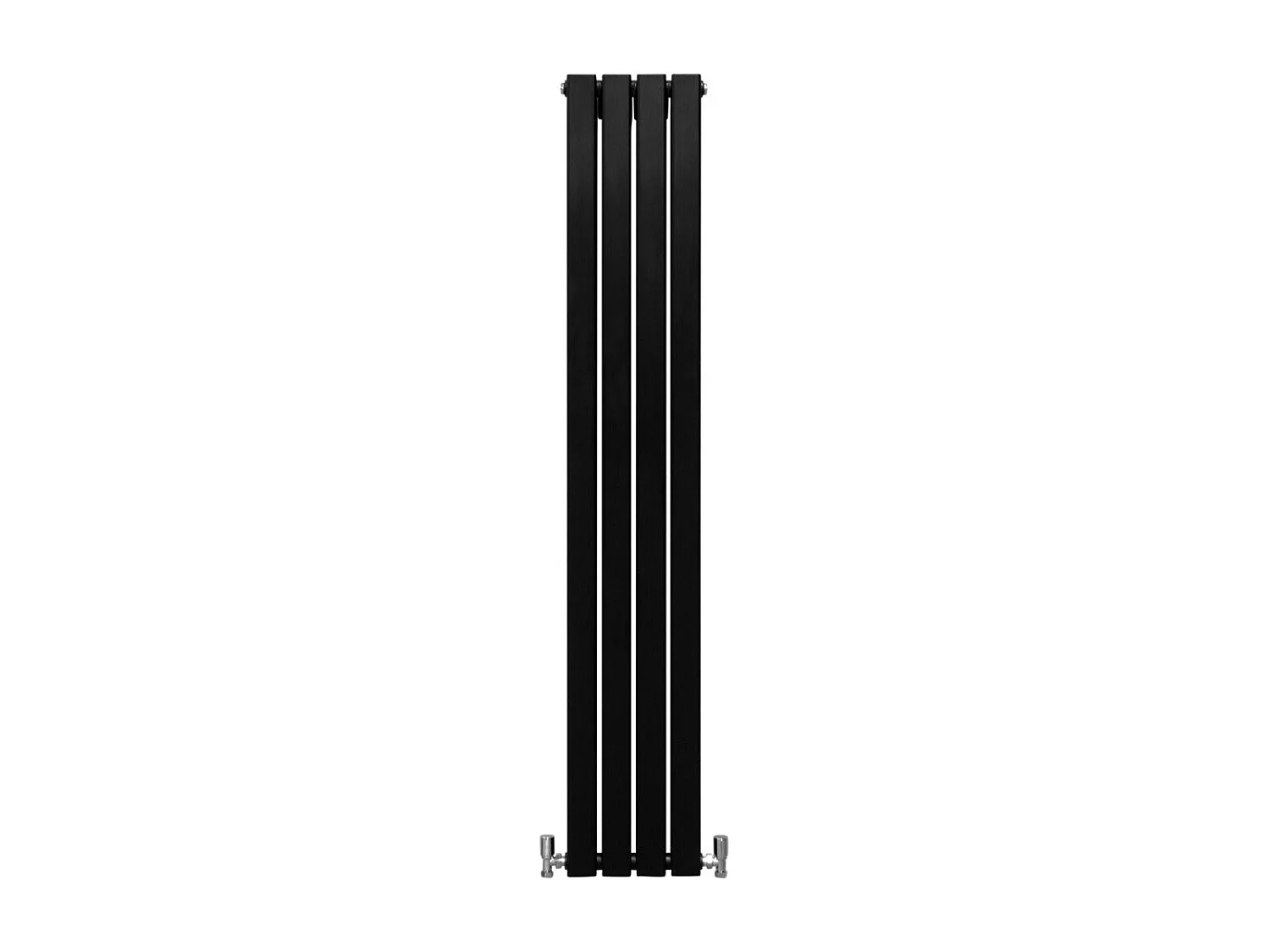 Grzejniki panelowe designerskie, matowo czarne, 1600 mm x 280 mm