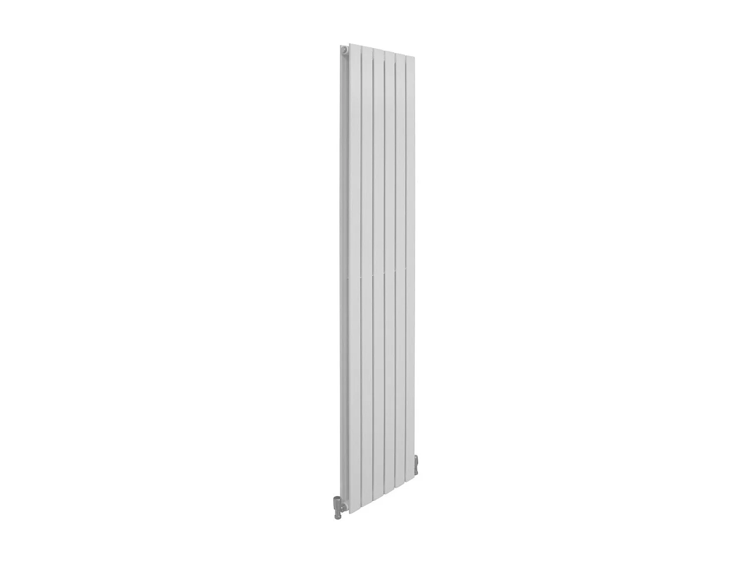 Grzejniki panelowe designerskie, połyskujące, białe, 1800 mm x 420 mm