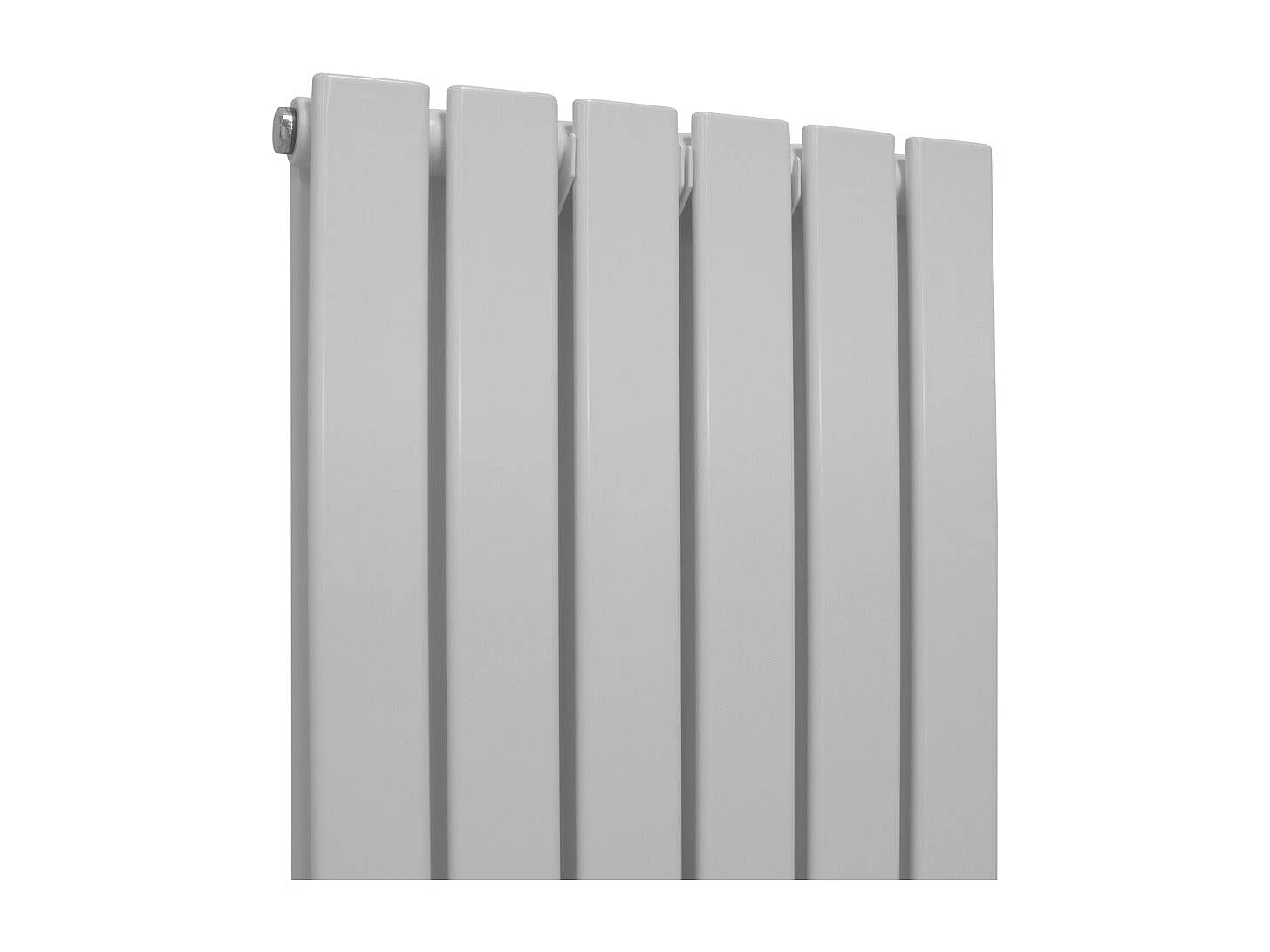 Grzejniki panelowe designerskie, połyskujące, białe, 1800 mm x 420 mm