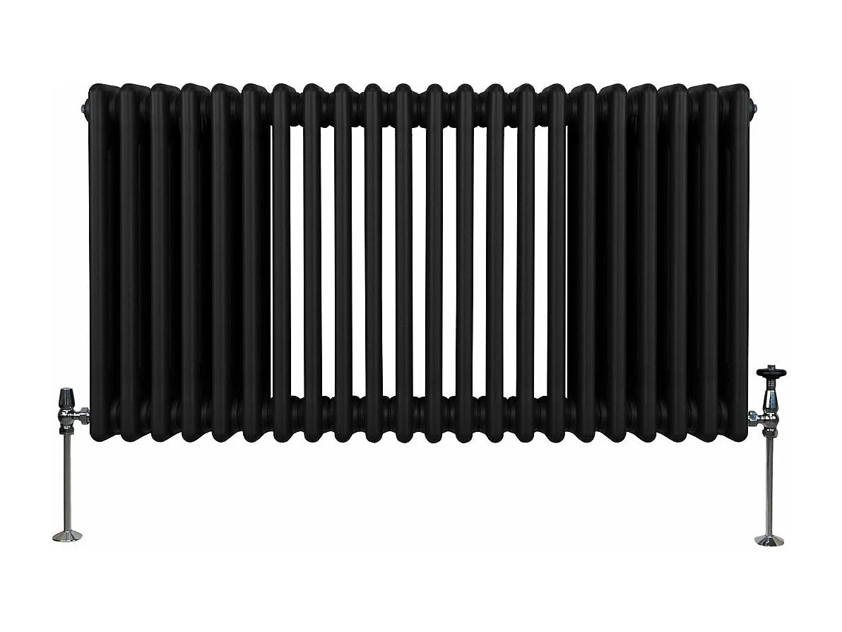 Radiatore Termosifone a 3 colonne - 600 x 1012mm - Nero