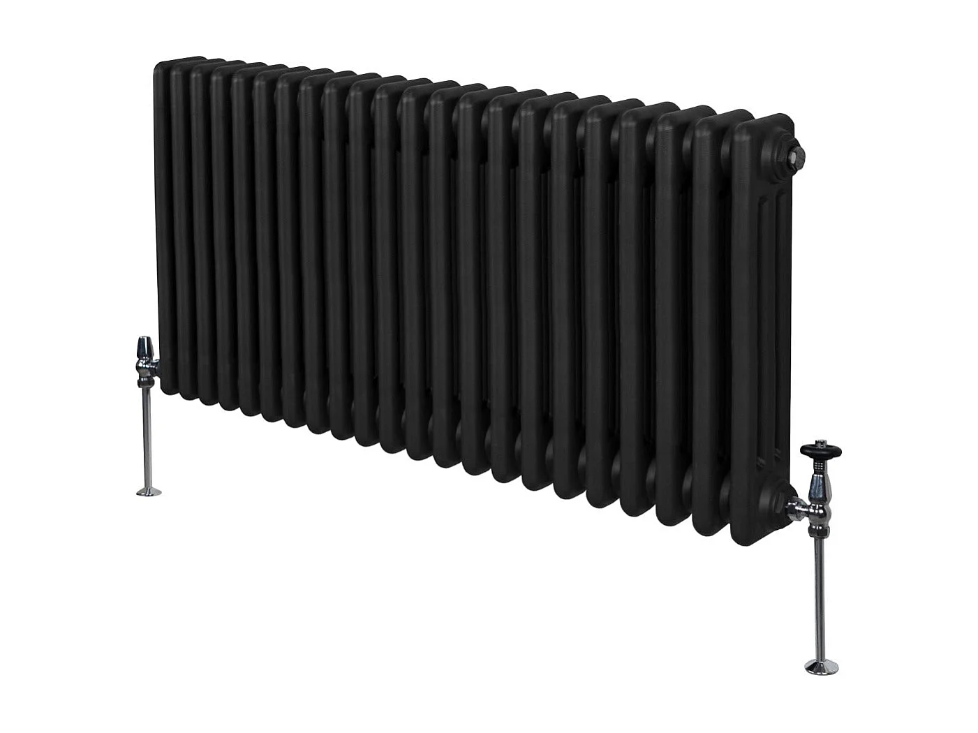 Radiatore Termosifone a 3 colonne - 600 x 1012mm - Nero