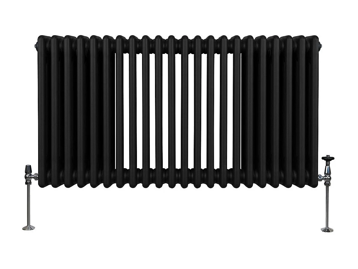 Radiatore Termosifone a 3 colonne - 600 x 1012mm - Nero