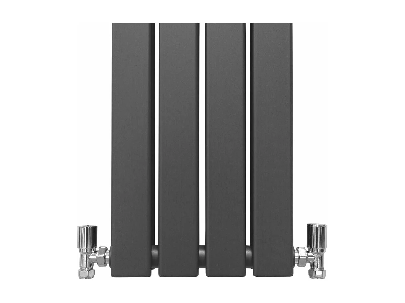 Radiadores Panel Plano Diseñador 1600x280mm Calefacción Central- Gris Antracita