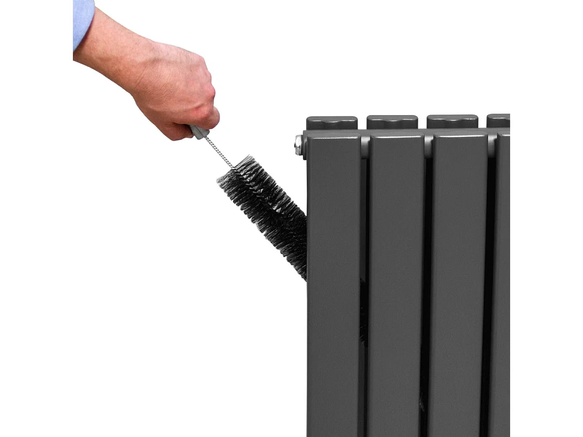 Radiadores Panel Plano Diseñador 1600x280mm Calefacción Central- Gris Antracita