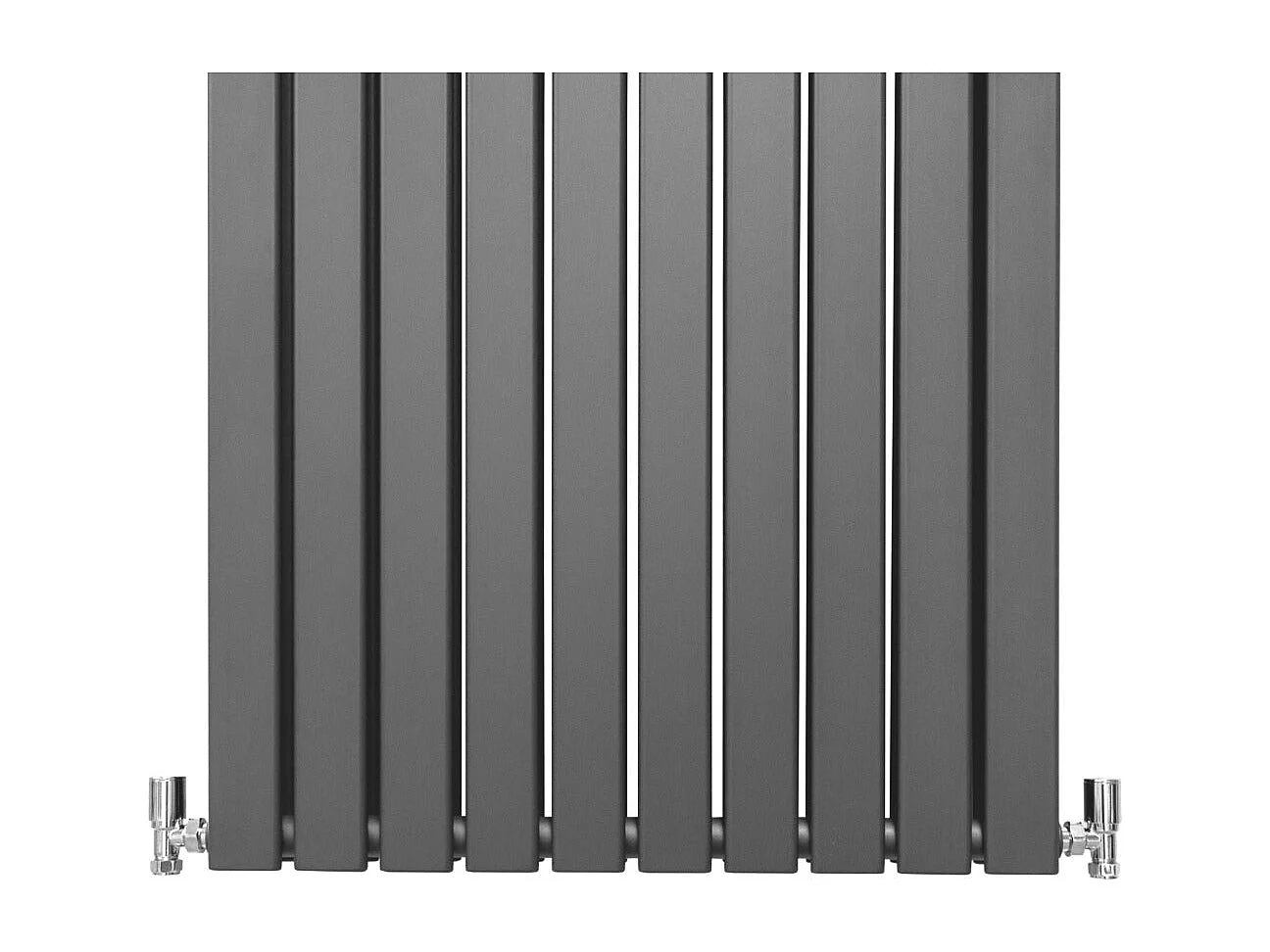 Grzejniki panelowe designerskie, antracytowo-szare, 1600 mm x 700 mm
