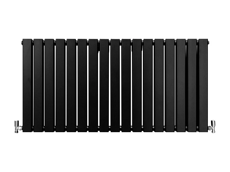 Radiadores de tela plana de design 600x1190mm preto fosco