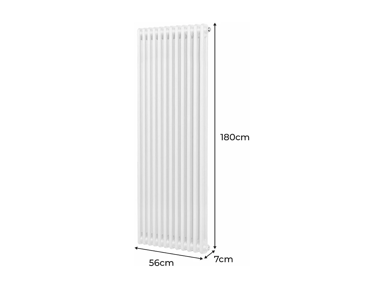 Radiador Tradicional 2 columnas Vertical Blancoo 180 x 56.2cm