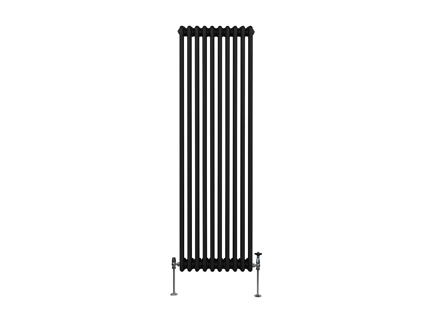 Tradycyjny grzejnik 3-kolumnowy - 1800 x 472 mm - czarny