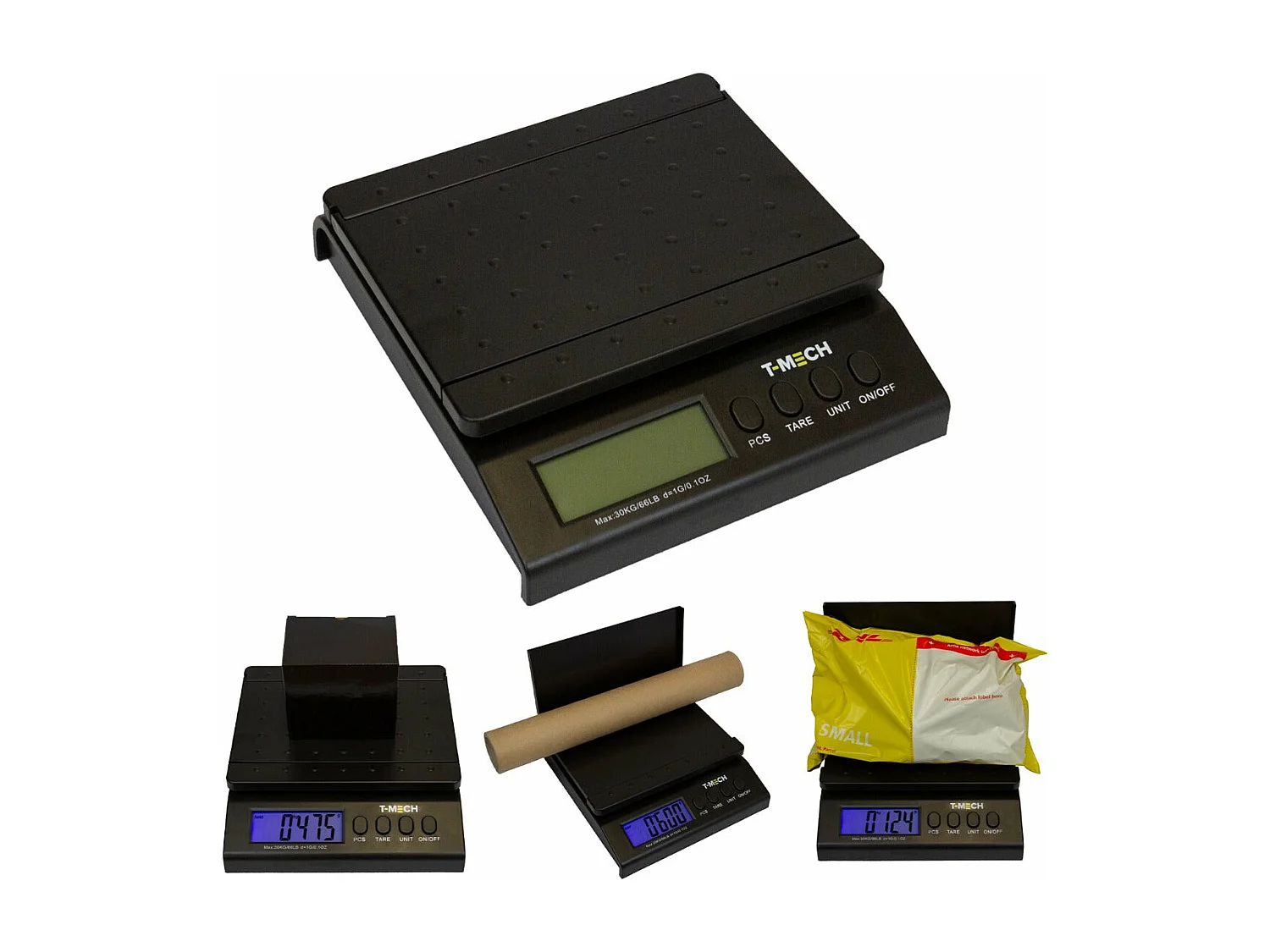 T-Mech - Balance Postale en Noir 4 Modes Écran LCD