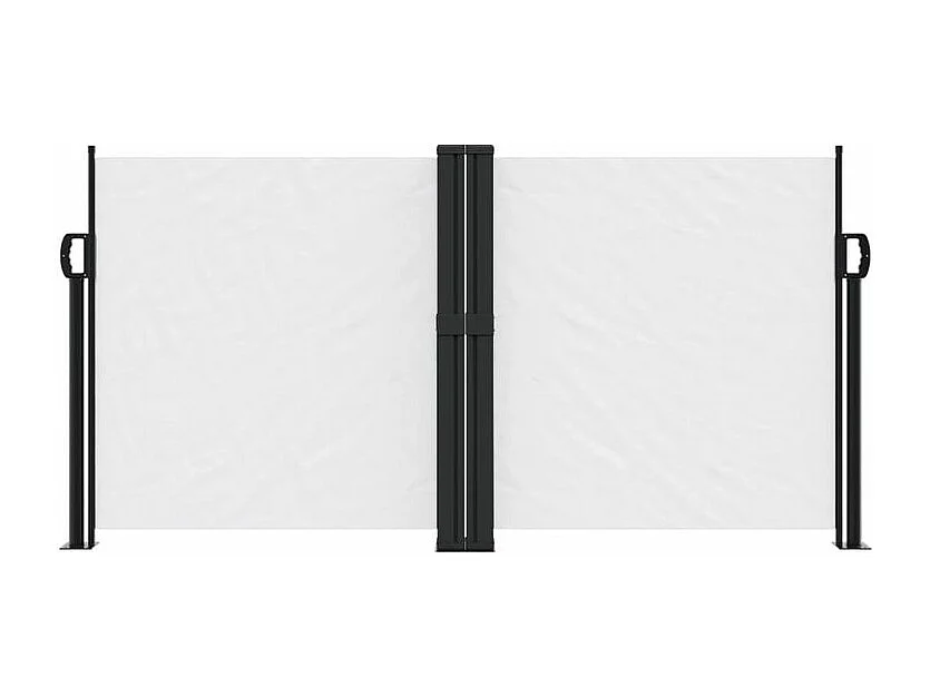 Auvent latéral rétractable blanc 120x1200