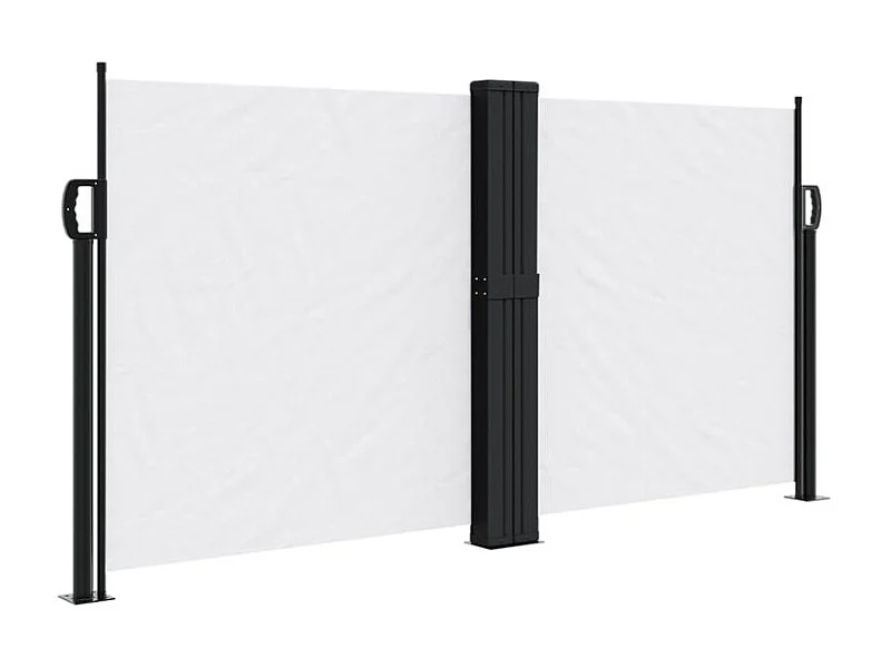 Auvent latéral rétractable blanc 120x1200