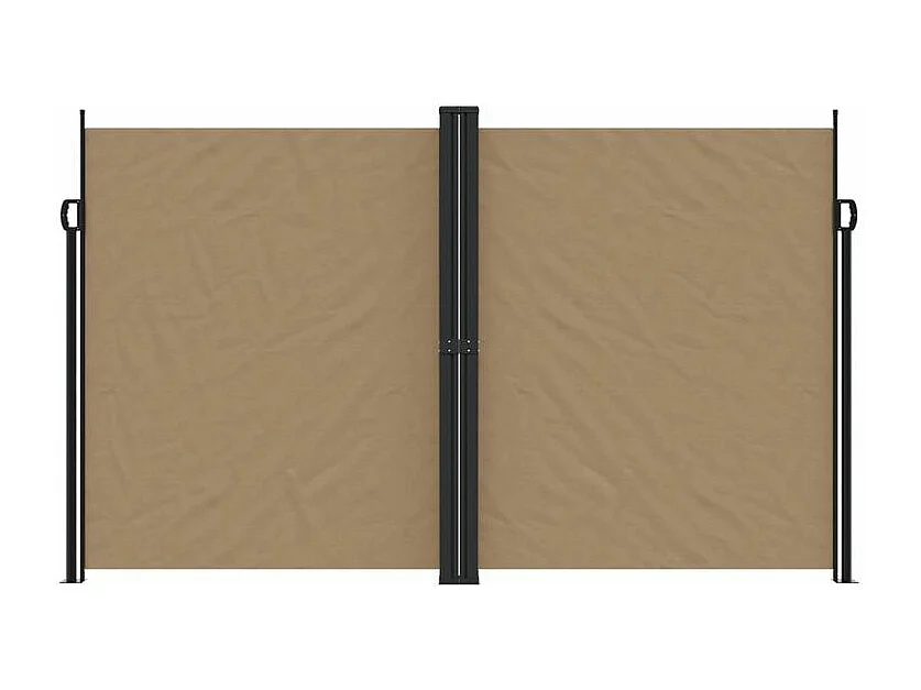 Auvent latéral rétractable taupe 200x1000