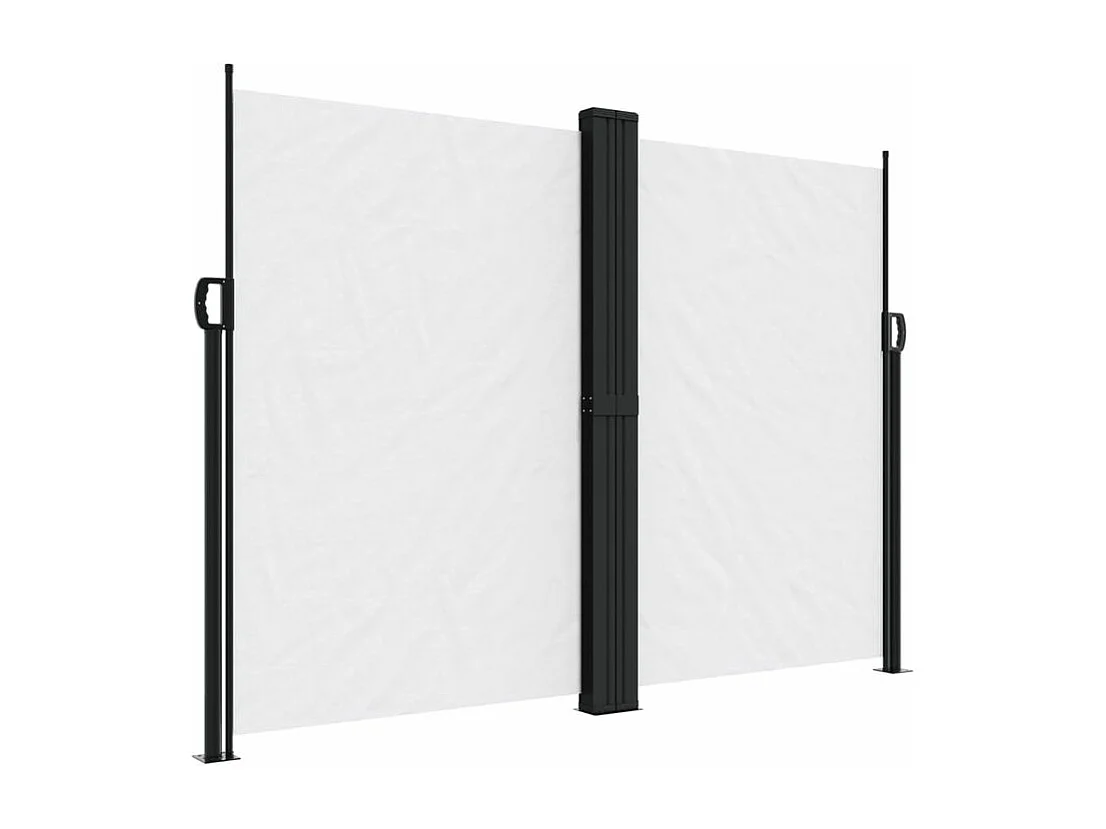 Auvent latéral rétractable blanc 180x1000