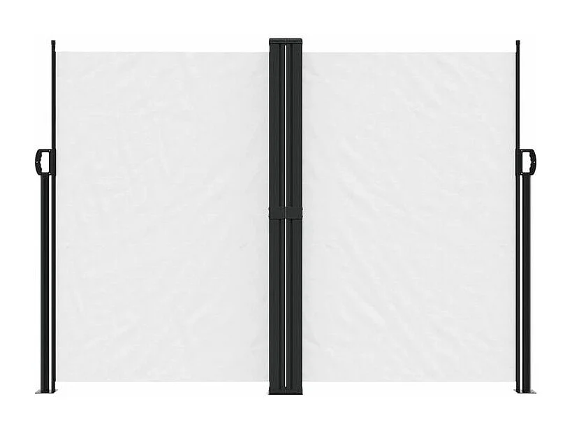 Auvent latéral rétractable blanc 180x1000