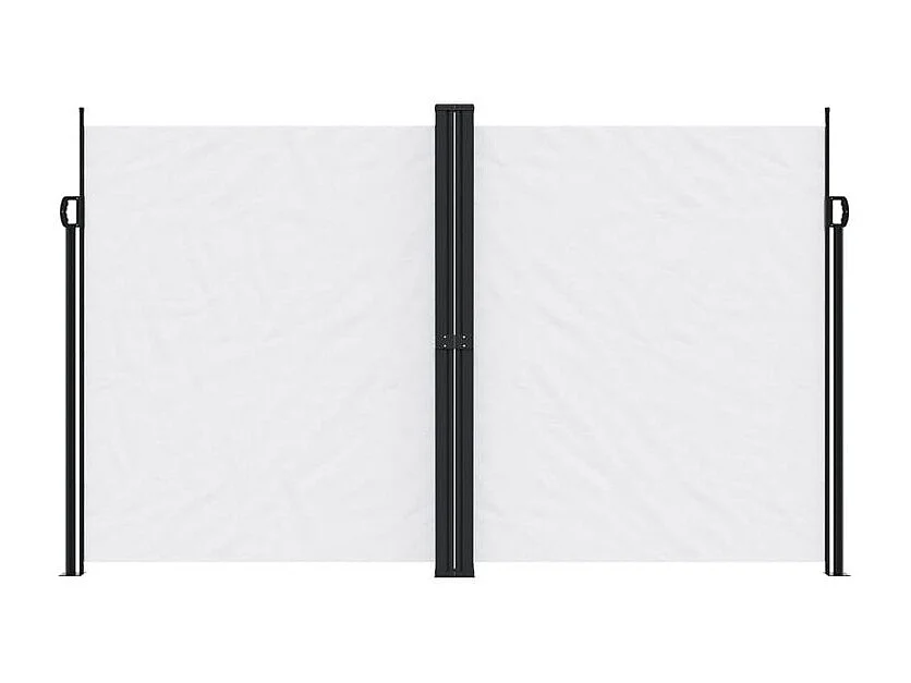 Auvent latéral rétractable blanc 200x600