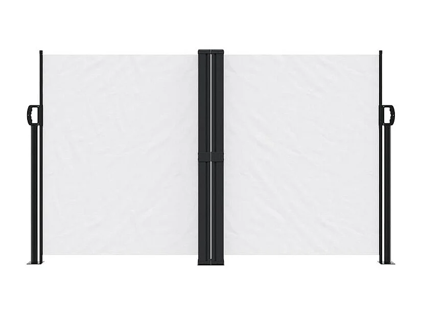 Auvent latéral rétractable blanc 140x1200