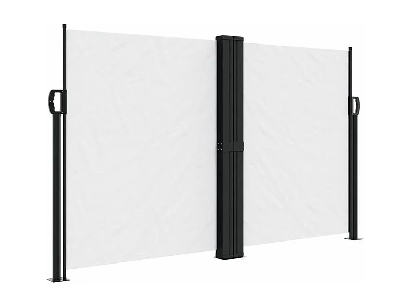 Auvent latéral rétractable blanc 140x1200