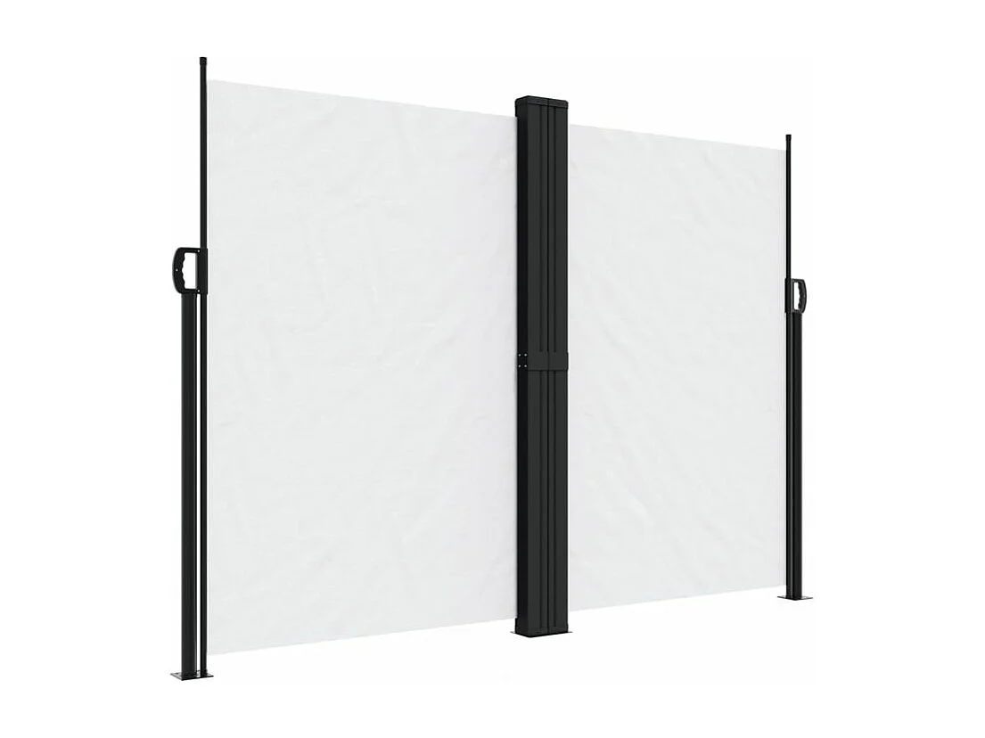 Auvent latéral rétractable blanc 180x600