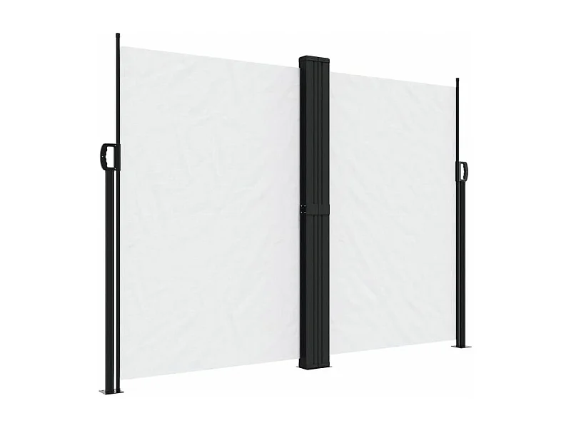 Auvent latéral rétractable blanc 180x600