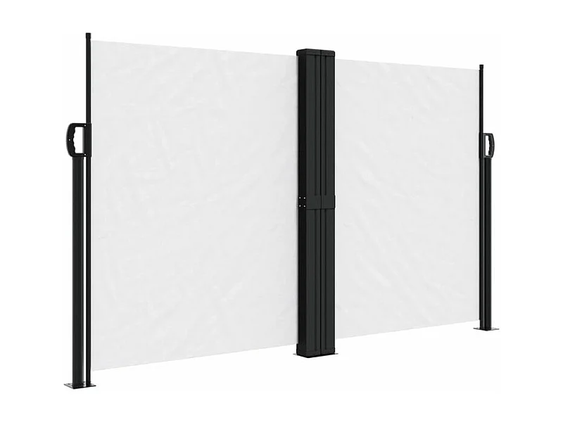 Auvent latéral rétractable blanc 140x1000